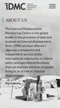 Mobile Screenshot of internal-displacement.org