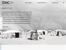 Tablet Screenshot of internal-displacement.org